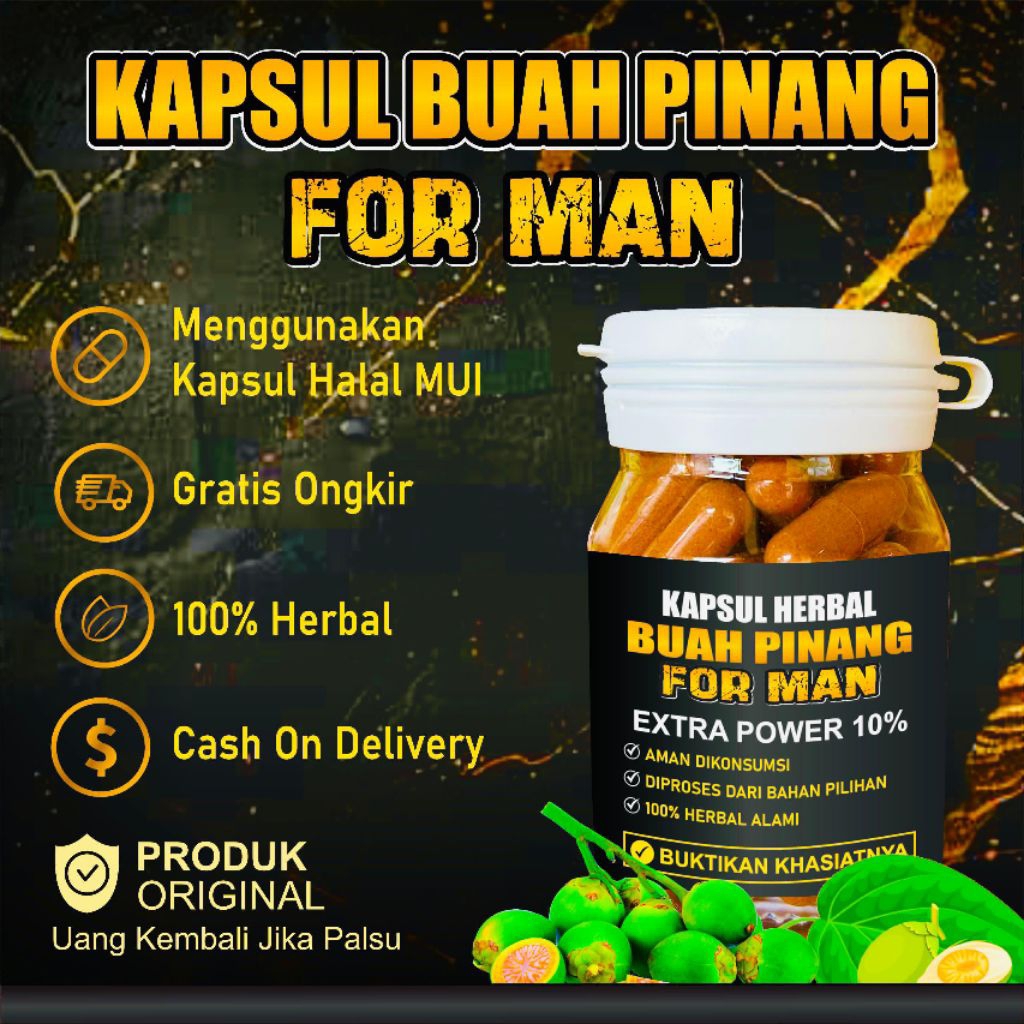 FORMAN || KAPSUL BUAH PINANG FORMAN UNTUK PRIA