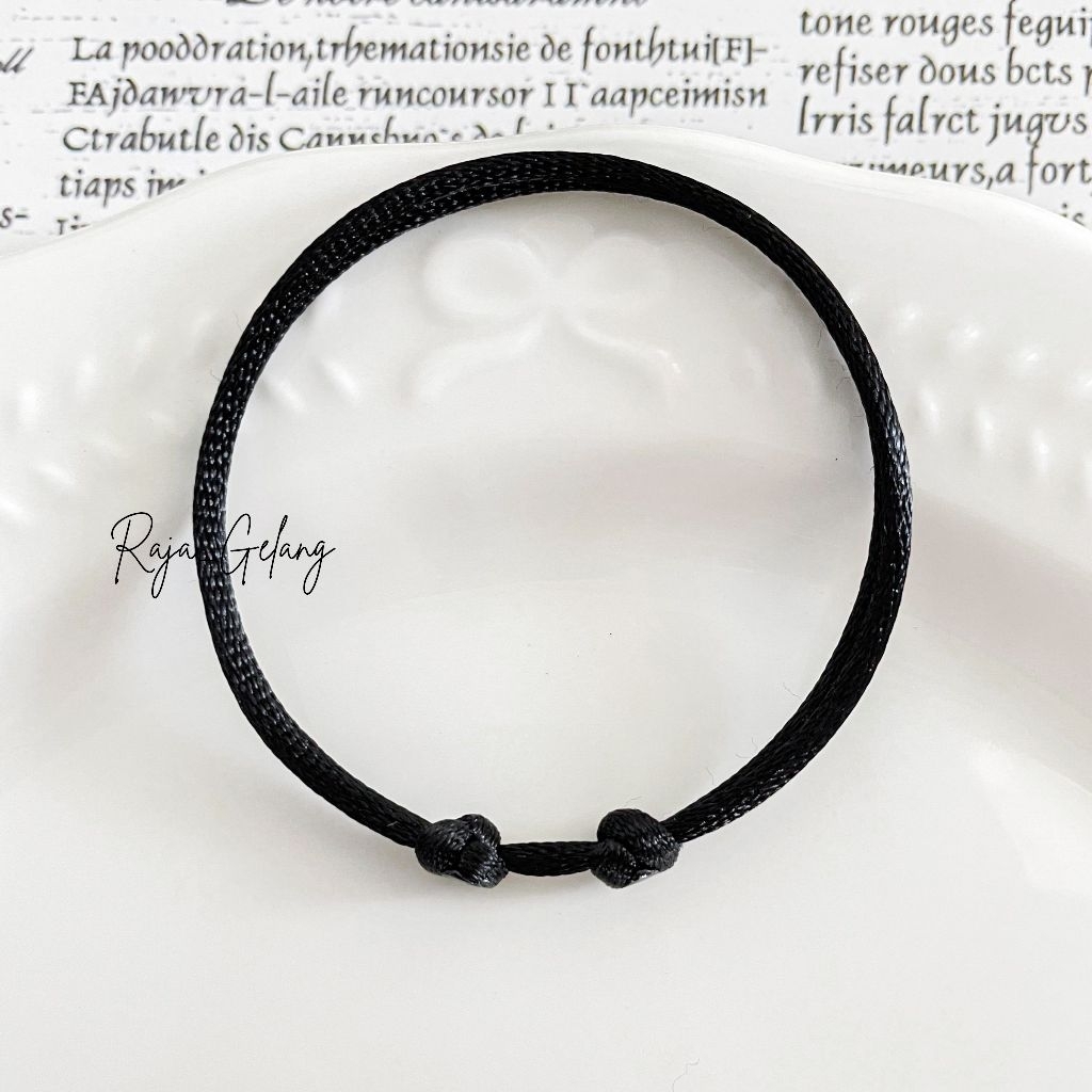 Gelang Polos Tali Satin | Gelang Tali Satin Lembut Bracelets