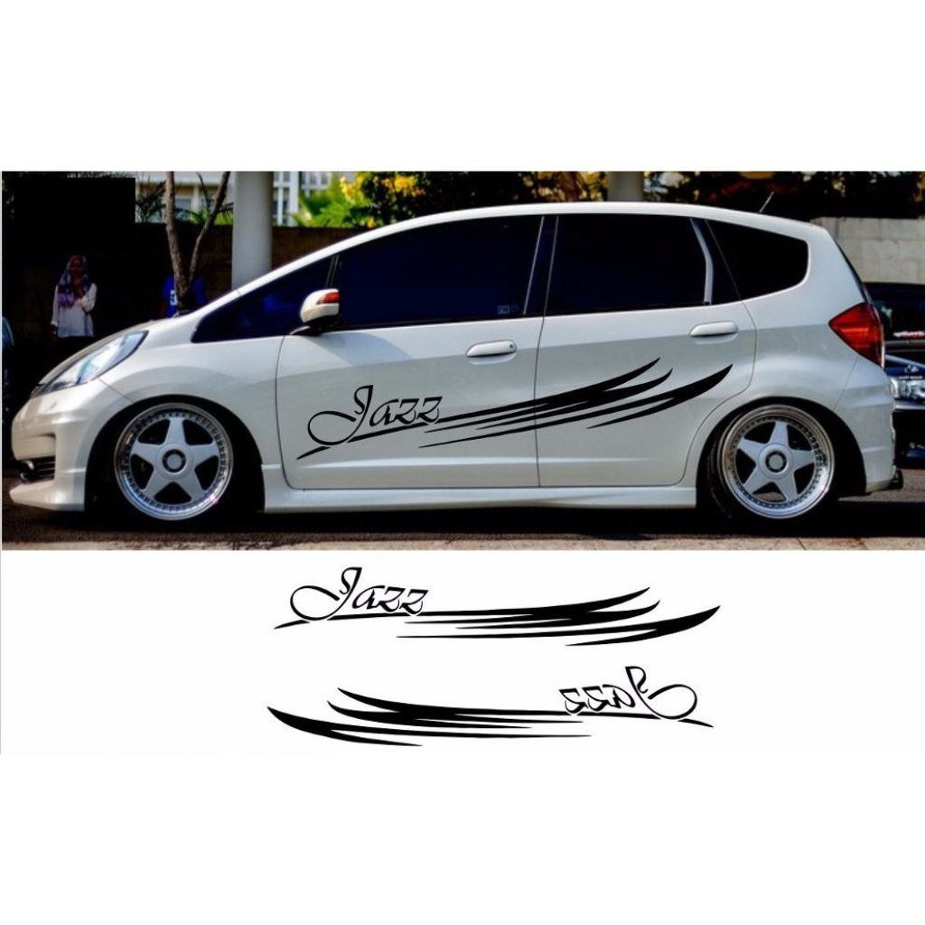 STICKER CUTTING POLET ELEGANT SIMPLE MOBIL JAZZ BRIO YARIS AGYA AYLA DLL