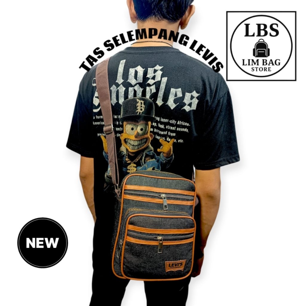 Tas Selempang Levis Kotak Terbaru Pria