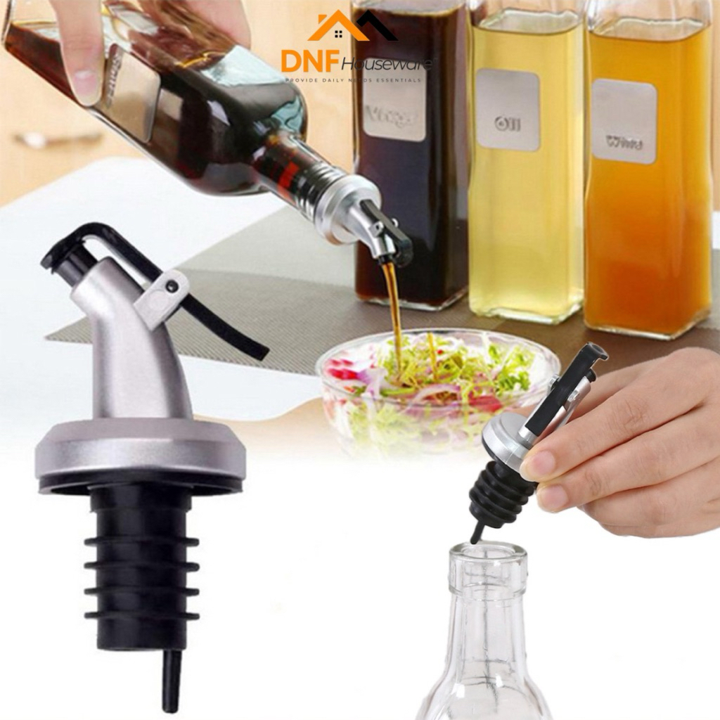 DNF HOUSE Tutup Botol Liquid Multifungsi Penutup Botol Penuang Minyak Kecap Cuka Sais Oil Sirup Madu