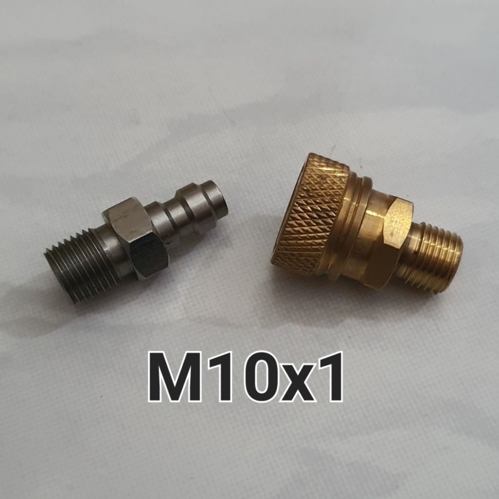 Mini Kupler Betina Drat Luar M10x1 Sparepart Pompa Pcp Suku Cadang Pompa Pcp 1 set
