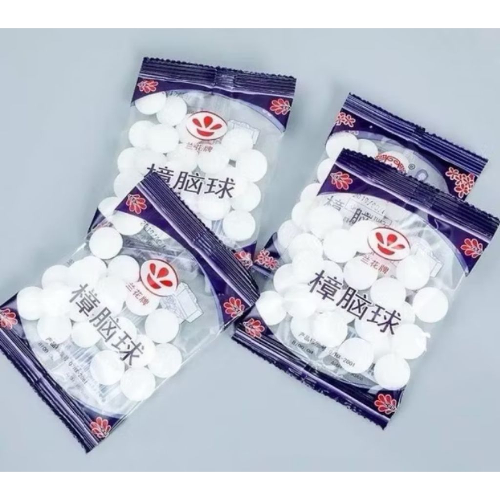 kapur barus kecil kamper kecil ECER pengharum pakaian lemari kapur Barus putih kecil