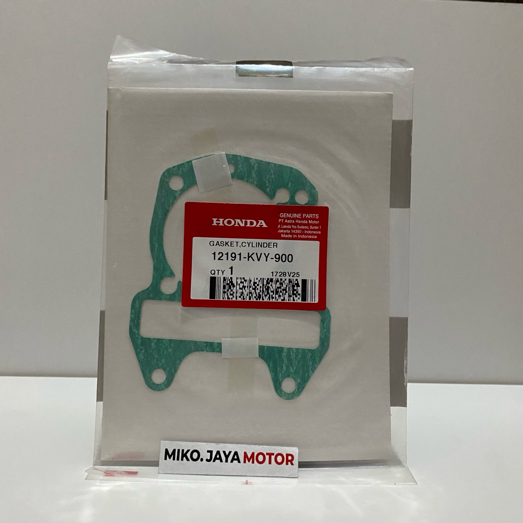 GASKET PAKING BLOK 12191-KVY-900 BEAT KARBU SCOOPY KARBU SPACY KARBU ORIGINAL HONDA