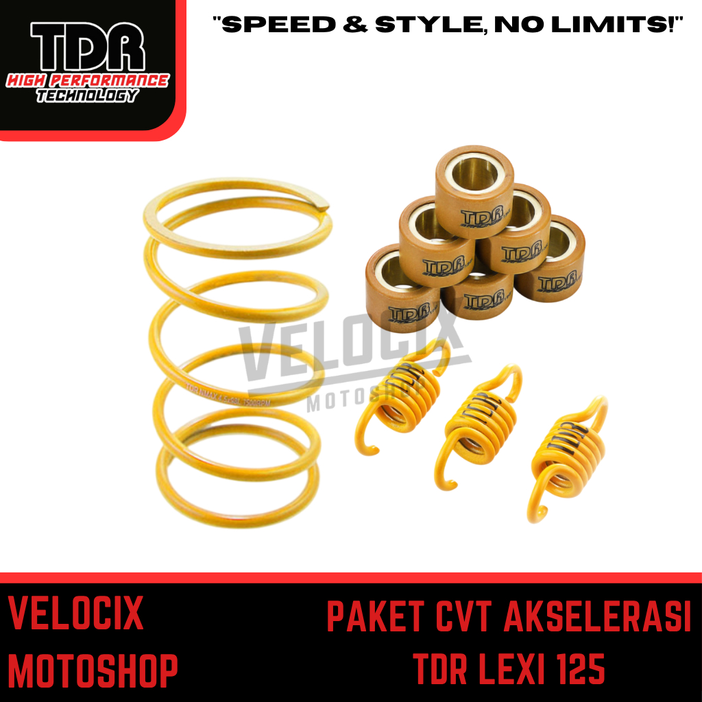 PAKET CVT AKSELERASI TDR LEXI 125