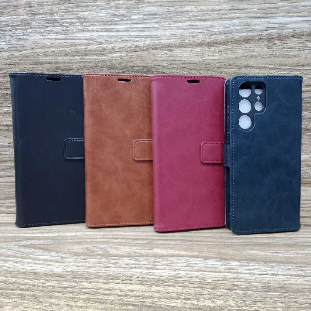 SAMSUNG GALAXY S22 ULTRA SARUNG DOMPET FLIP CASE LEATHER CASE BESTCASE
