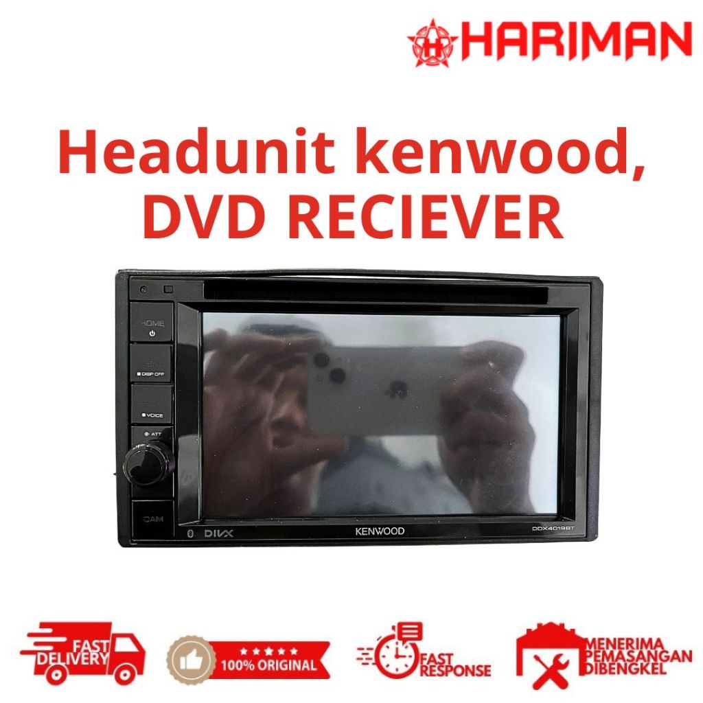 HEADUNIT KENWOOD + DVD RECEIVER (second)