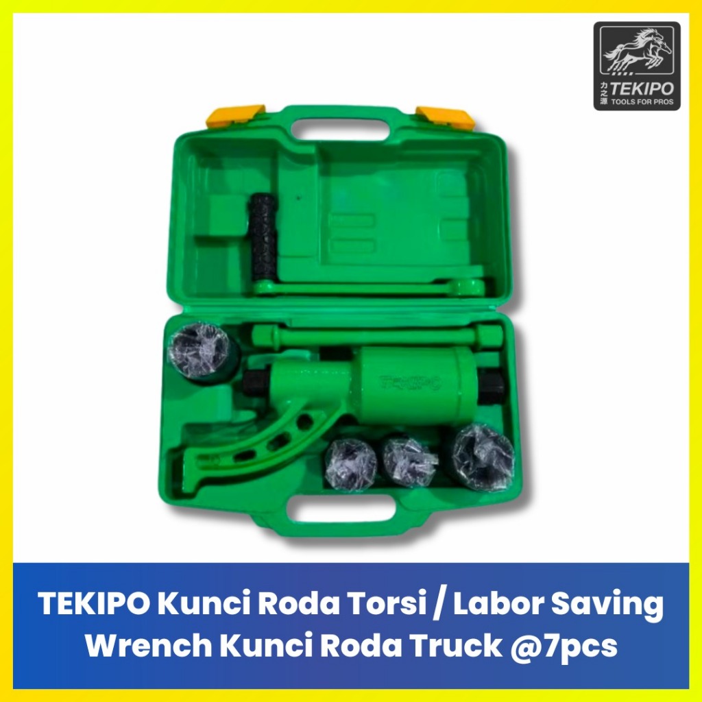 Tekipo Kunci Torsi Truk Set 7 Pcs Labor Saving/Torsi/kunci torsi set