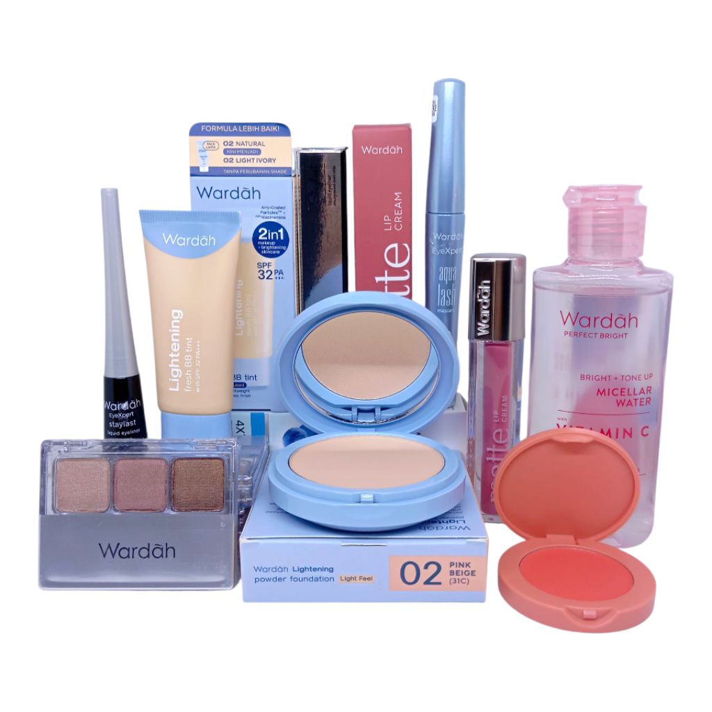 PaKet Wardah Make Up Murah/ Paket Make up Wardah Tahan lama