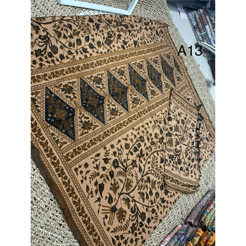 KAMEN REMBANG SUTRA PARIS DAYON SEMI ATBM SET SELENDANG KAMEN BALI KAMEN ATBM