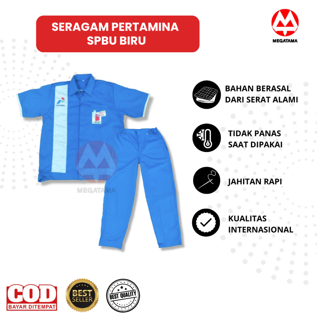 Seragam Spbu Biru |  Celana Spbu | Seragam Spbu Biru | Seragam Pertamina