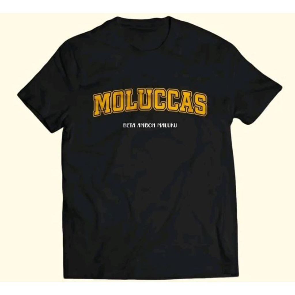 KAOS MOLUCCAS BETA AMBON MALUKU SPONSOR T-SHIRT DISTRO UNISEX KEREN BAHAN KATUN KAOS TIMUR PRIDE