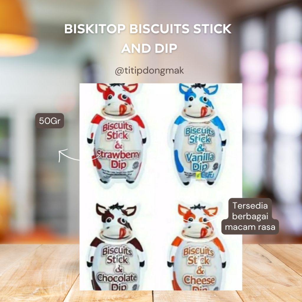 Biskitop Biskuit Stick an Dip/Biskuit Sapi
