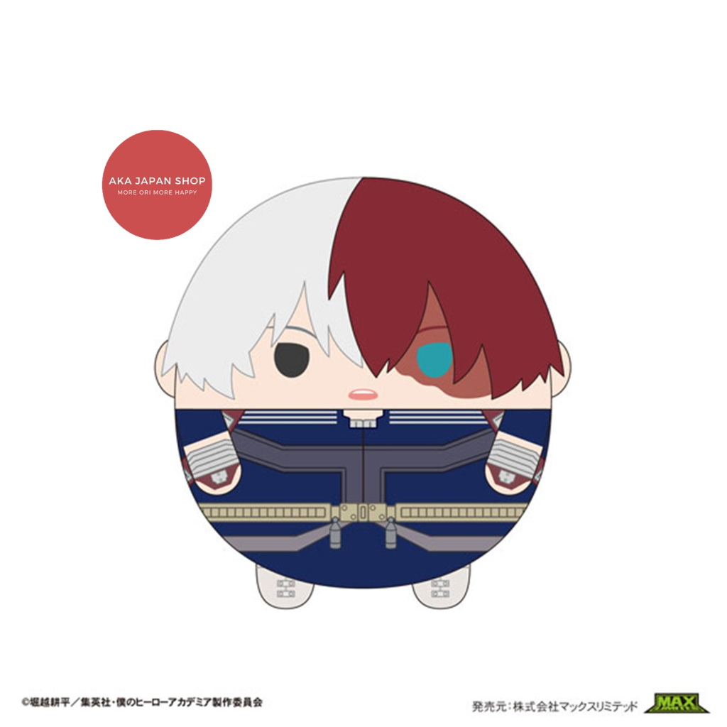 Boku no Hero Academia My Hero Academia Plushie Mascot Fuwakororin Size M Todoroki Shoto Jersey ver O