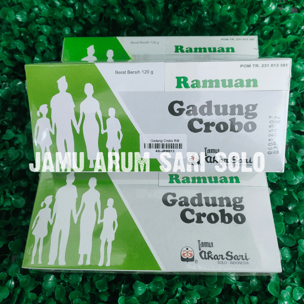 Jamu Akar Sari - Jamu Gadung Crobo Rebusan - Untuk Memperlancar Peredaran Darah Tubuh