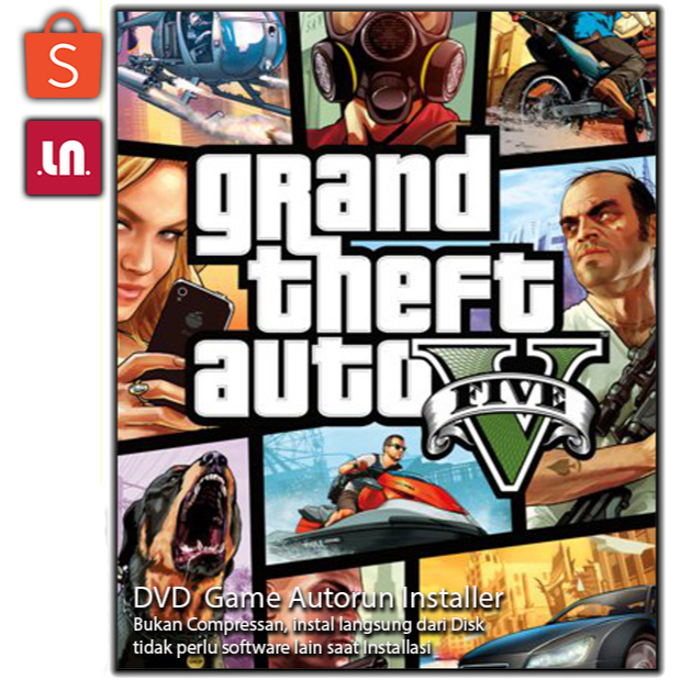 Grand Theft Auto V ( GTA 5 ) - PC DVD Game Autorun Installer