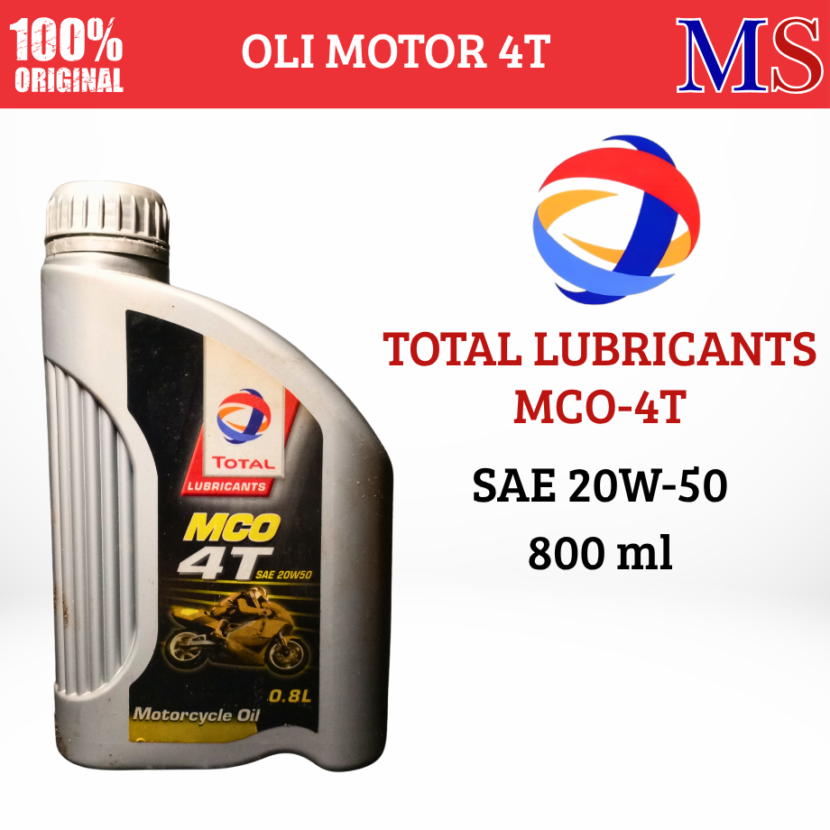 Oli Motor 4T Total Lubricant Oli Mesin Berkualitas Tinggi