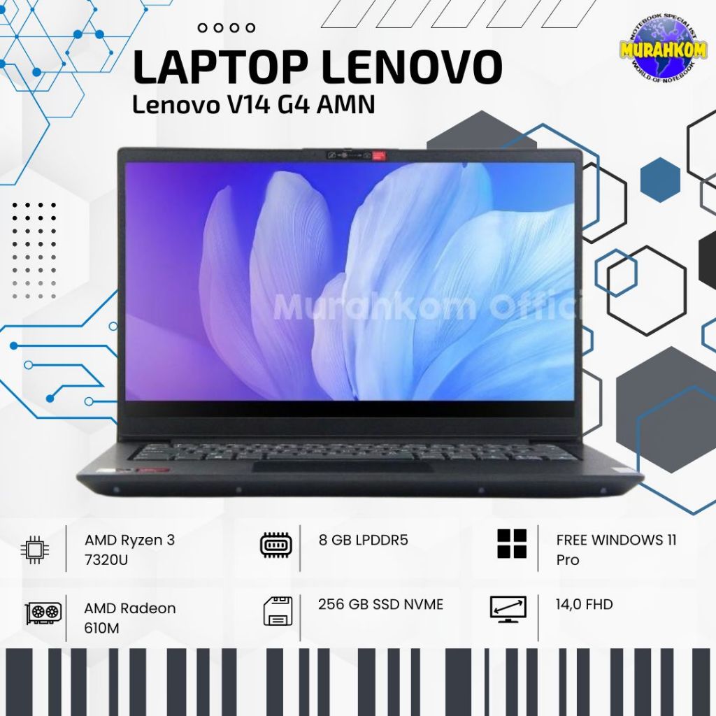 Lenovo V14 G4 AMN AMD Ryzen 3 7320u 8/256 14"FHD