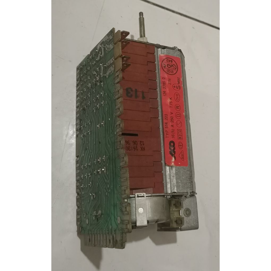 timer mesin cuci Lux prontloading wh 1090