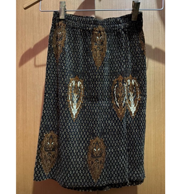 Rok plisket batik preloved