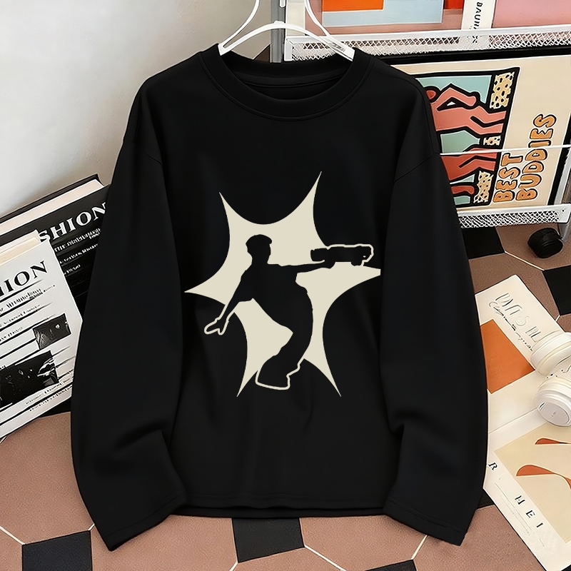 Baju atasan pria terbaru 2025 | Kemeja putih lengan panjang | T shit pria casual oversize premium | 