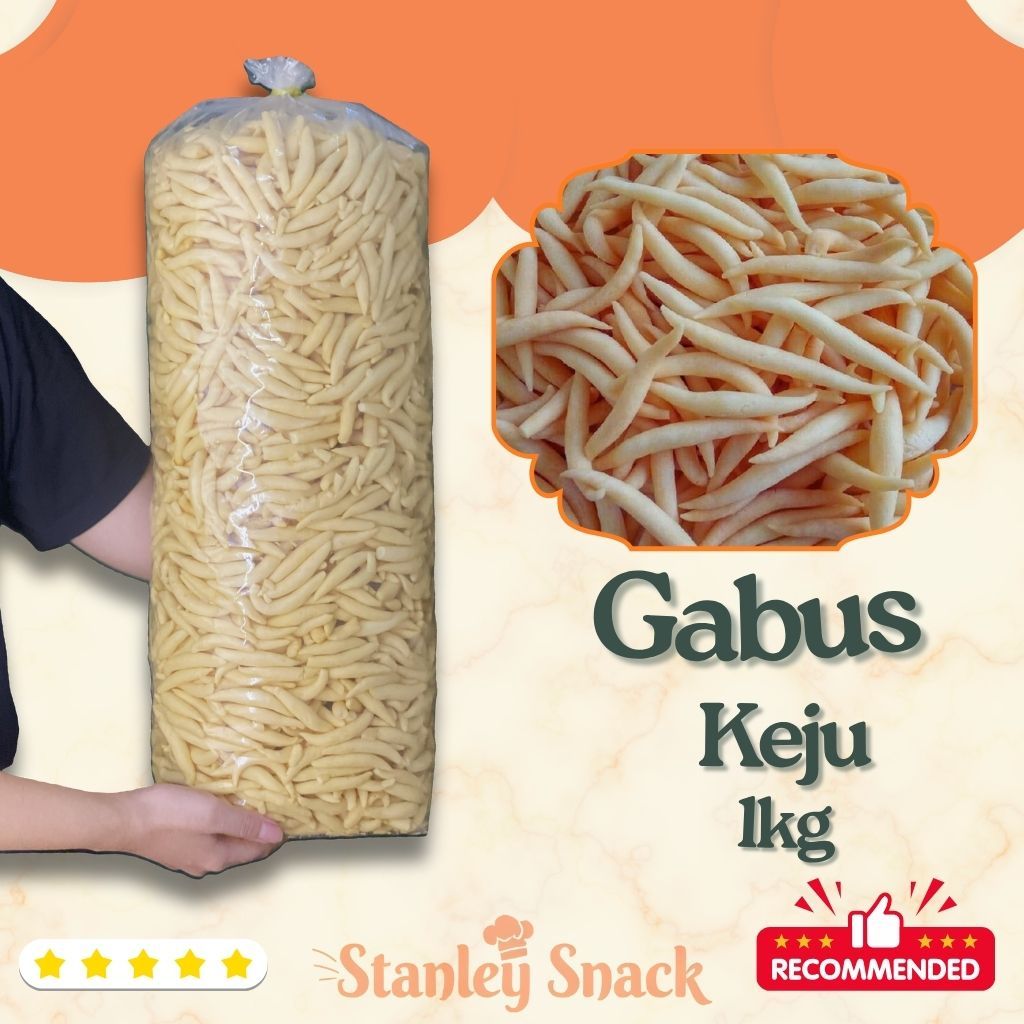 GABUS KEJU RJ 500gr 1kg / GABUS GURIH / CAMILAN SNACK KILOAN