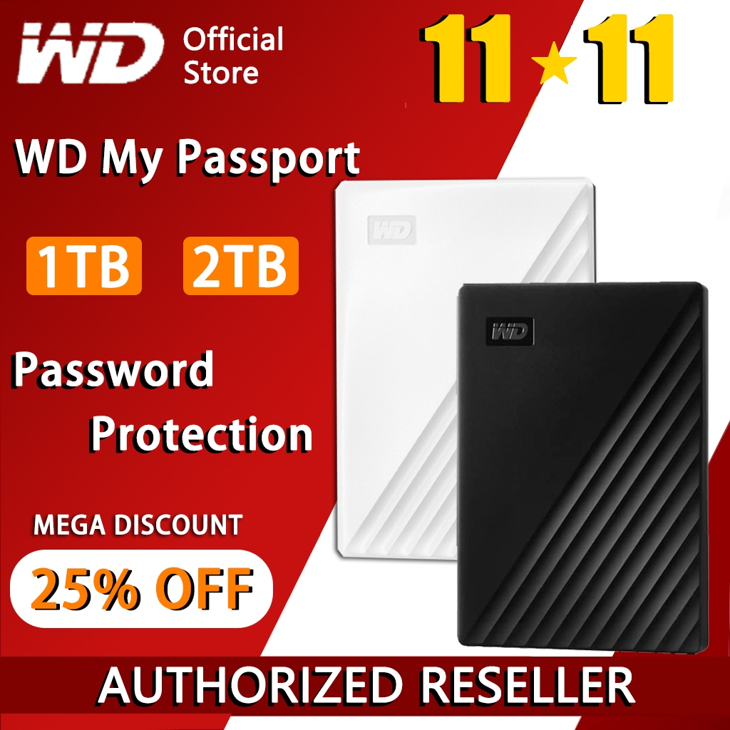 Western Digital WD One Touch External Hard Drive disk 1TB 2TB Hardisk Eksternal  Hard Drive hdd har