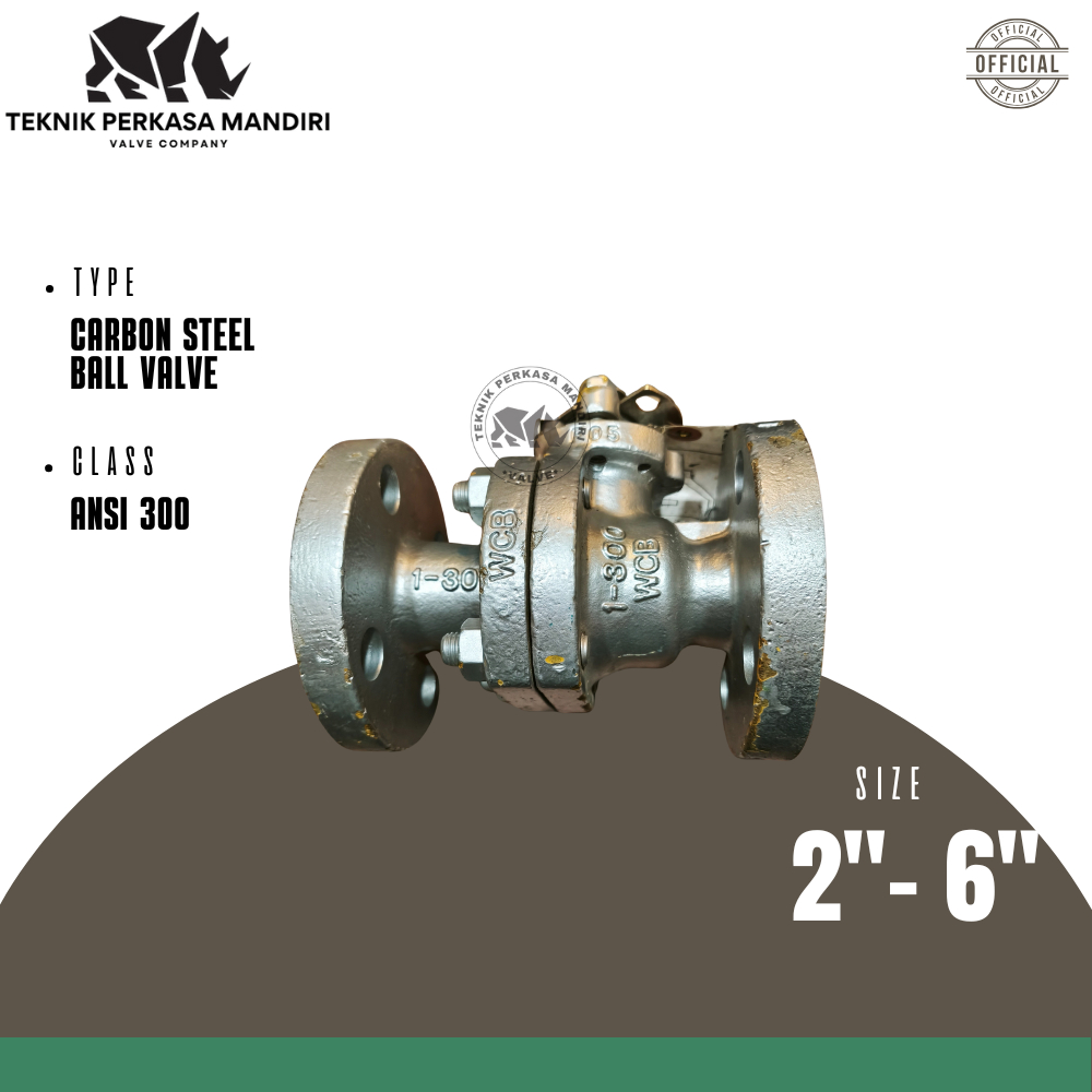 BALL VALVE KITZ WCB 6" INCH FLANGE ANSI 300 ORIGINAL