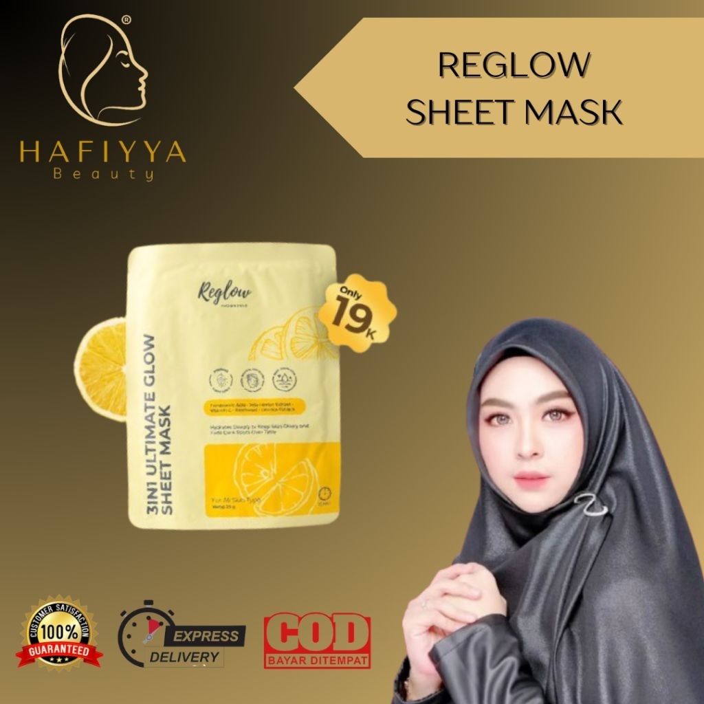 Sheet Mask Reglow Instant Whitening Glowing