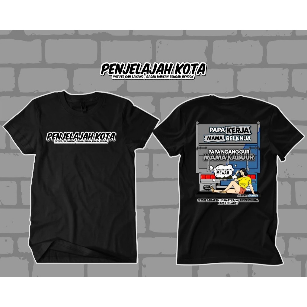KAOS Penjelajah Kota Special Edition KAOS DISTRO Penjelajah Kota Special Edition PRIA WANITA