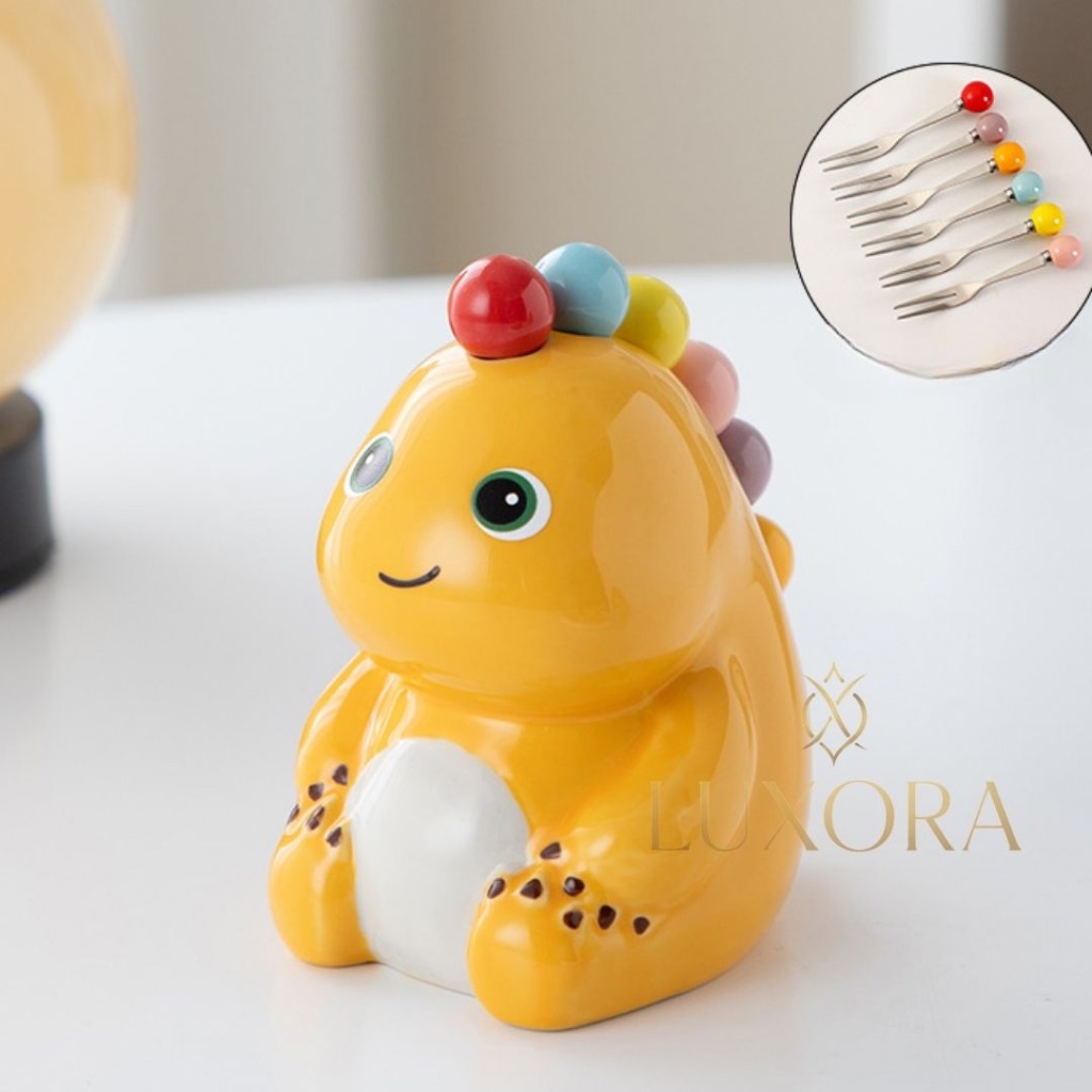 Tusuk Buah Nailong | Garpu Kecil Garpu Buah Sendok Kue Kecil | Garpu Buah Deseert Mini | Garpu Buah 