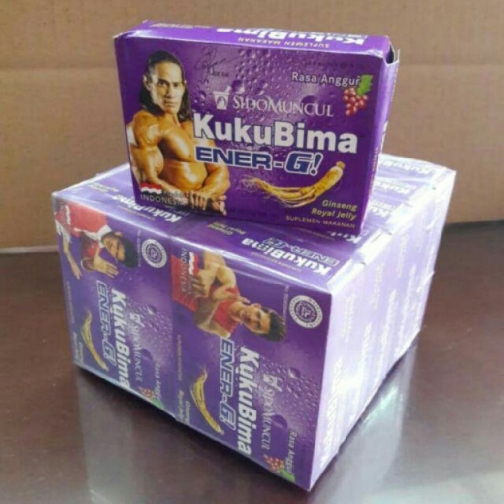 KukuBima Ener-G Anggur 1 pack isi 10 box