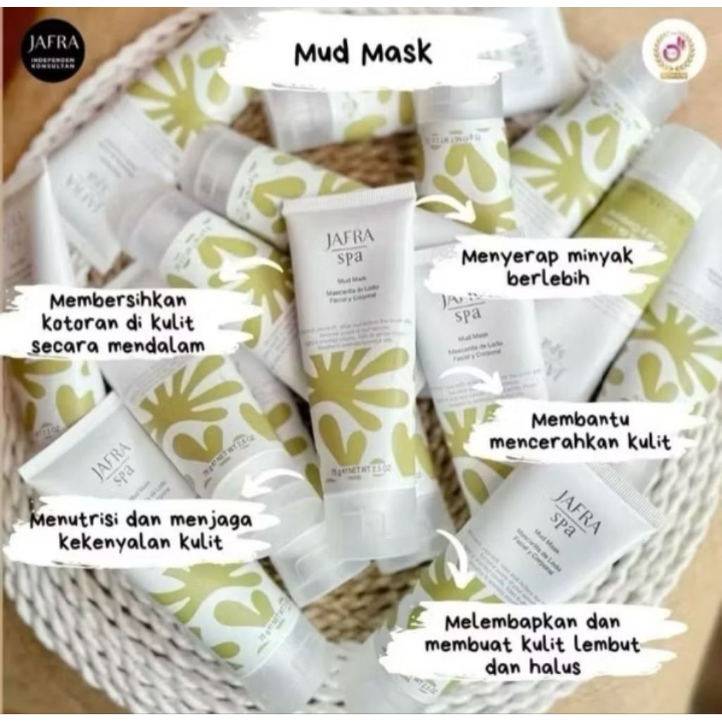 MUD MASK JAFRA ORIGINAL MASKER LUMPUR