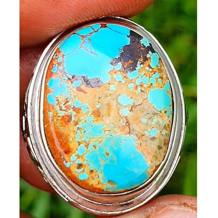 asli pirus Persia urat emas lawasan natural