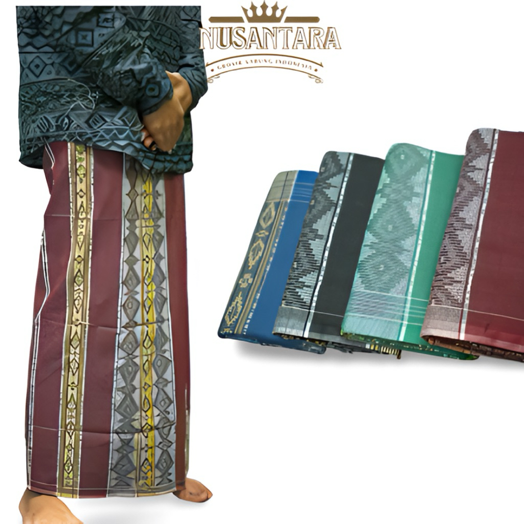 Glosir Sarung Pria Tenun Motif Premium Sarung Sholat