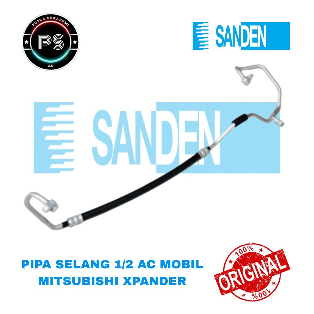 PIPA SELANG 1/2 HOSE DISCHARGE AC MOBIL MITSUBISHI XPANDER X-PANDER ORIGINAL SANDEN