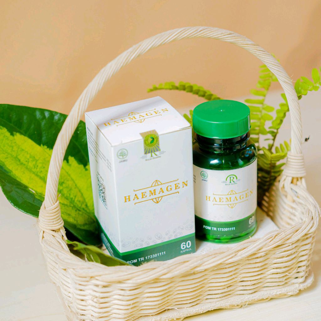 Haemagen Obat Panu Kadas Kurap Alami 1 btl isi 30 Kapsul