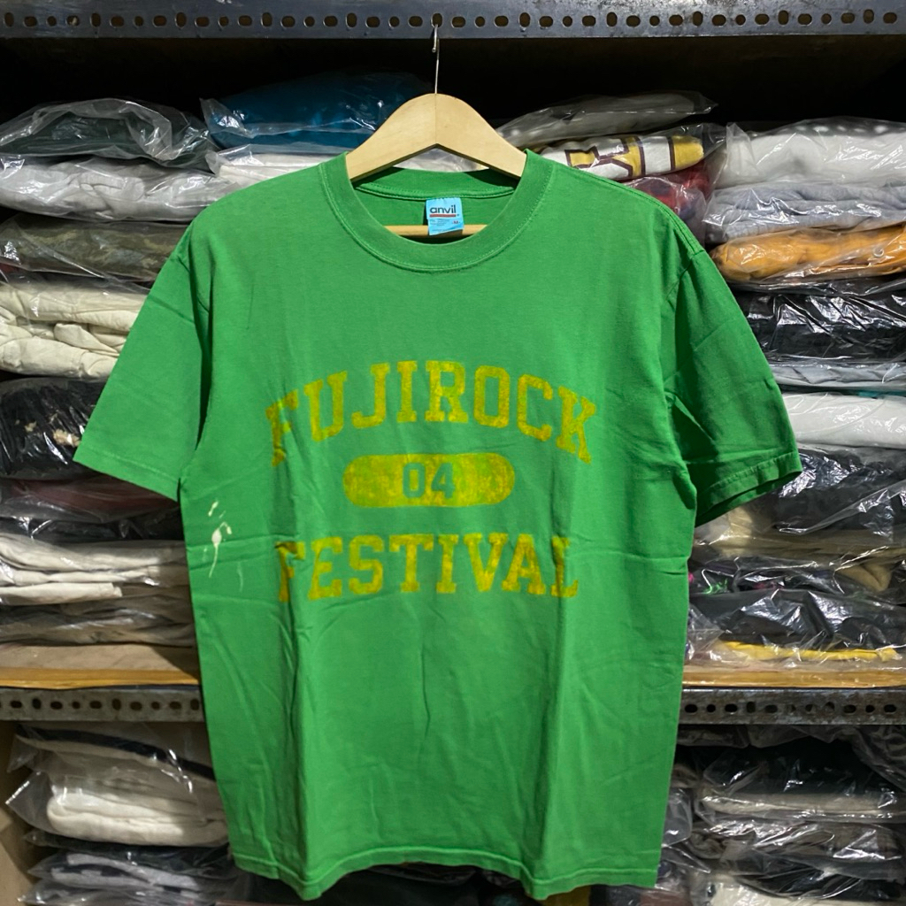 2004 Fujirock Festival T' Hijau Size M 66x53 Minor