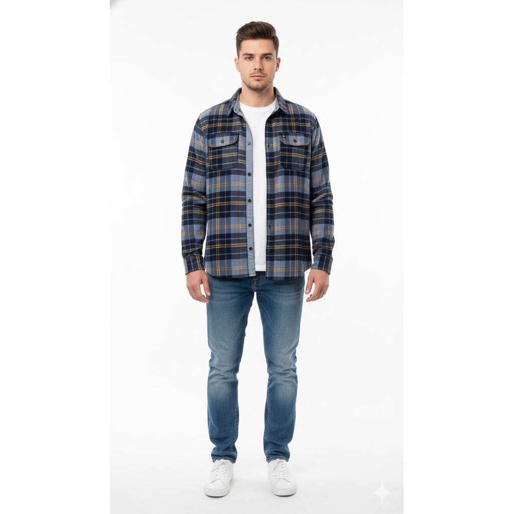 Kemeja Flannel pria Quiksilver
