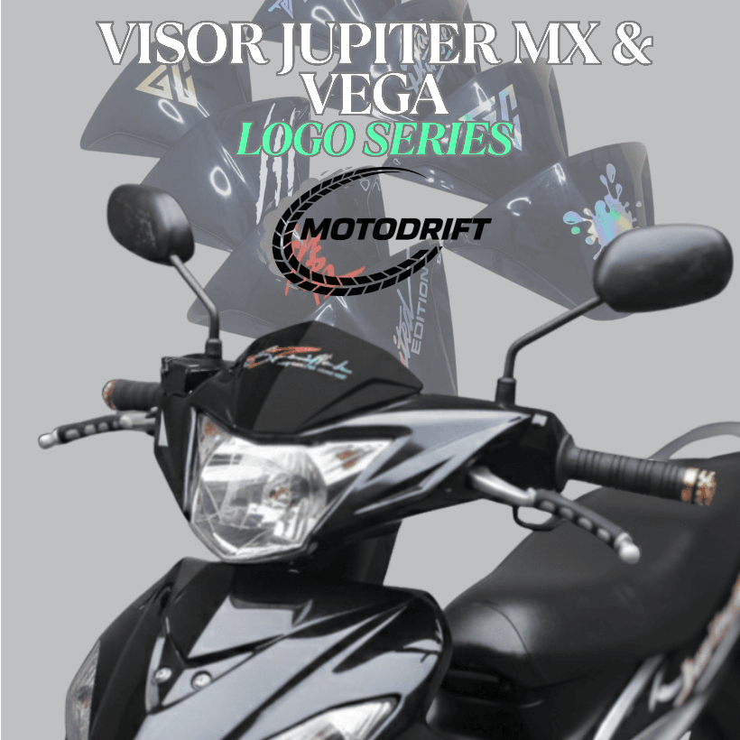 VISOR MOTOR UNIVERSAL JUPITER MX OLD / MX LAMA / BURHAN / Z / Z1 – WINDSHIELD STIKER LOGO TAMENG DEP