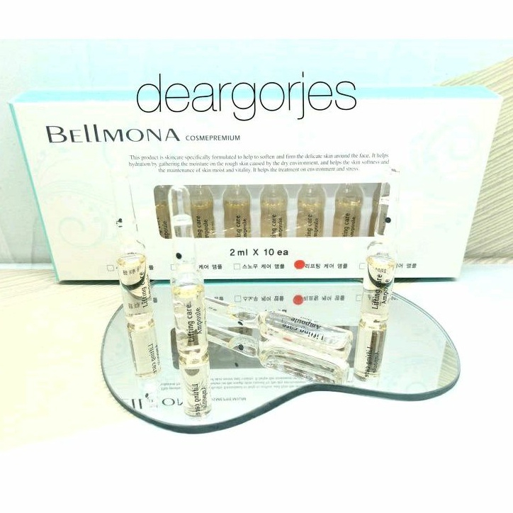 Garansi Original  Ecer Bellmona Lifting Care Serum Pengencang Wajah mts dermapen mym oles