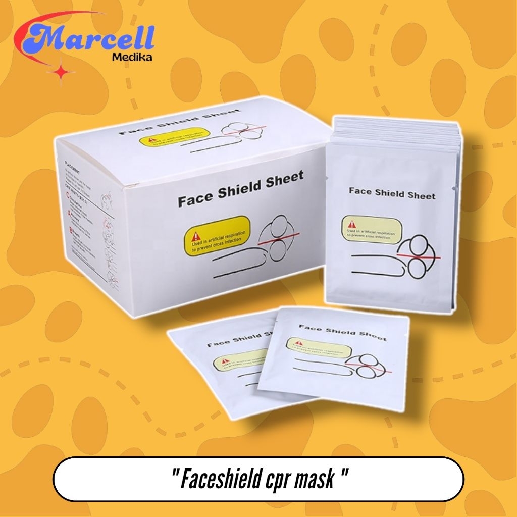 CPR FACE SHIELD MASK / DISPOSABLE CPR FACE SHIELD MASK / MOUTH TO MOUTH CPR MASK