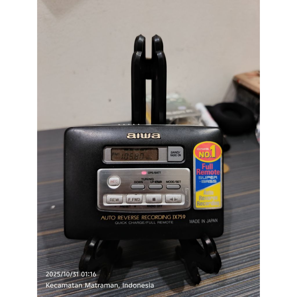 Walkman Aiwa JX759 bahan