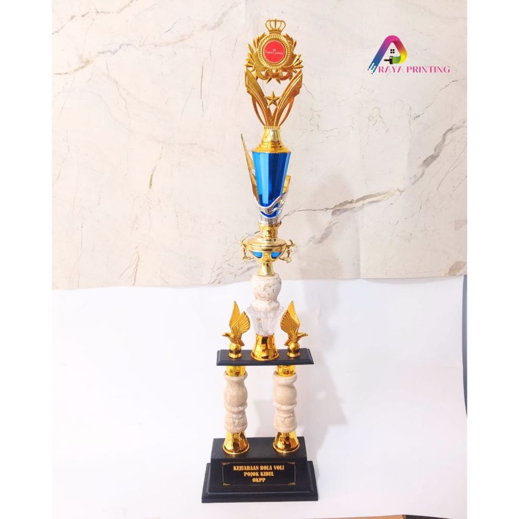 PIALA KAKI DUA MURAH SATUAN | PIALA TINGGI KAKI DUA | PIALA KEJUARAAN MODEL TINGGI