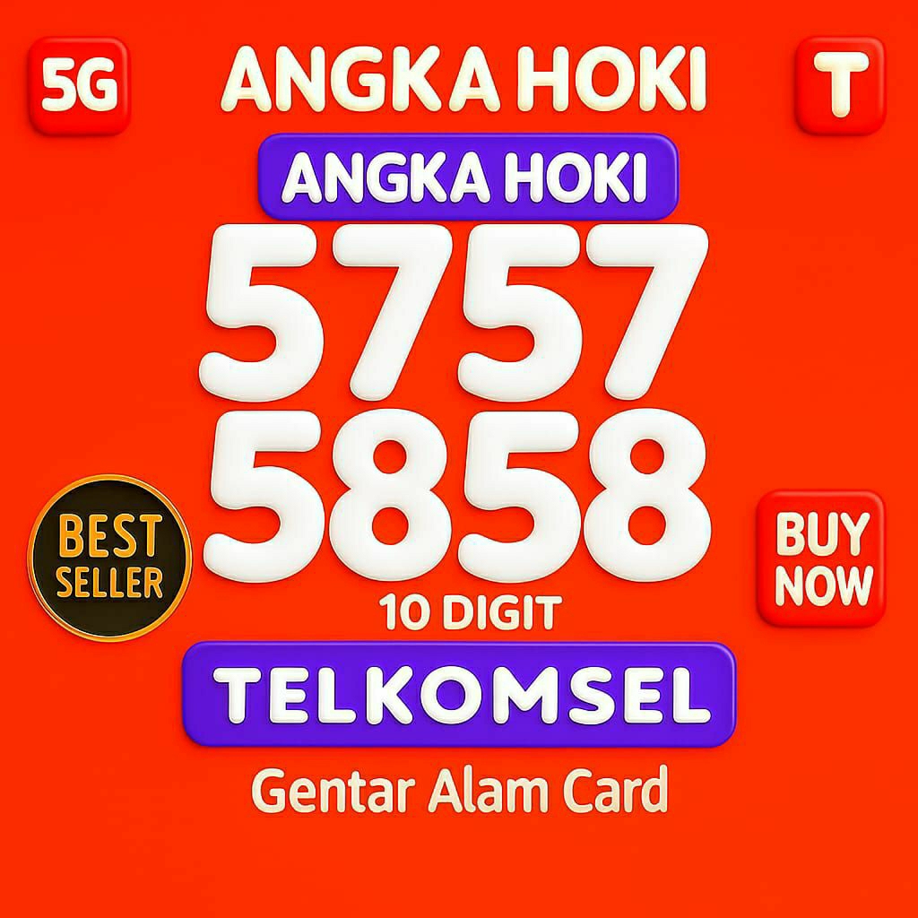 Nomor Cantik Telkomsel 10 Digit Prabayar SimPATI Seri 5757 Dan 5858