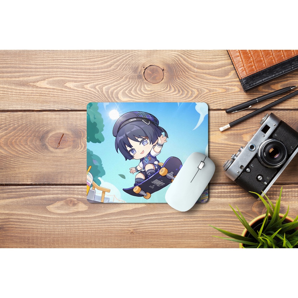 Mousepad wanderer scaramouche antislip / bisa custom satuan