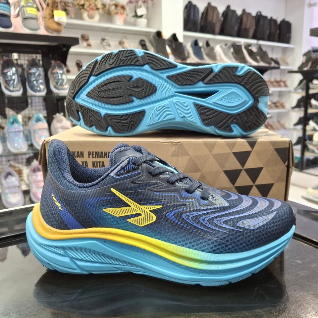 SPOTEC Sepatu Running | Twizzy | Biru Tua Biru Muda