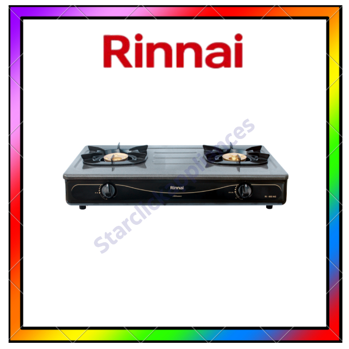 [PROMO] RINNAI KOMPOR GAS RI-602AG/ RI 602 AG/ RI602AG [2 Tungku]