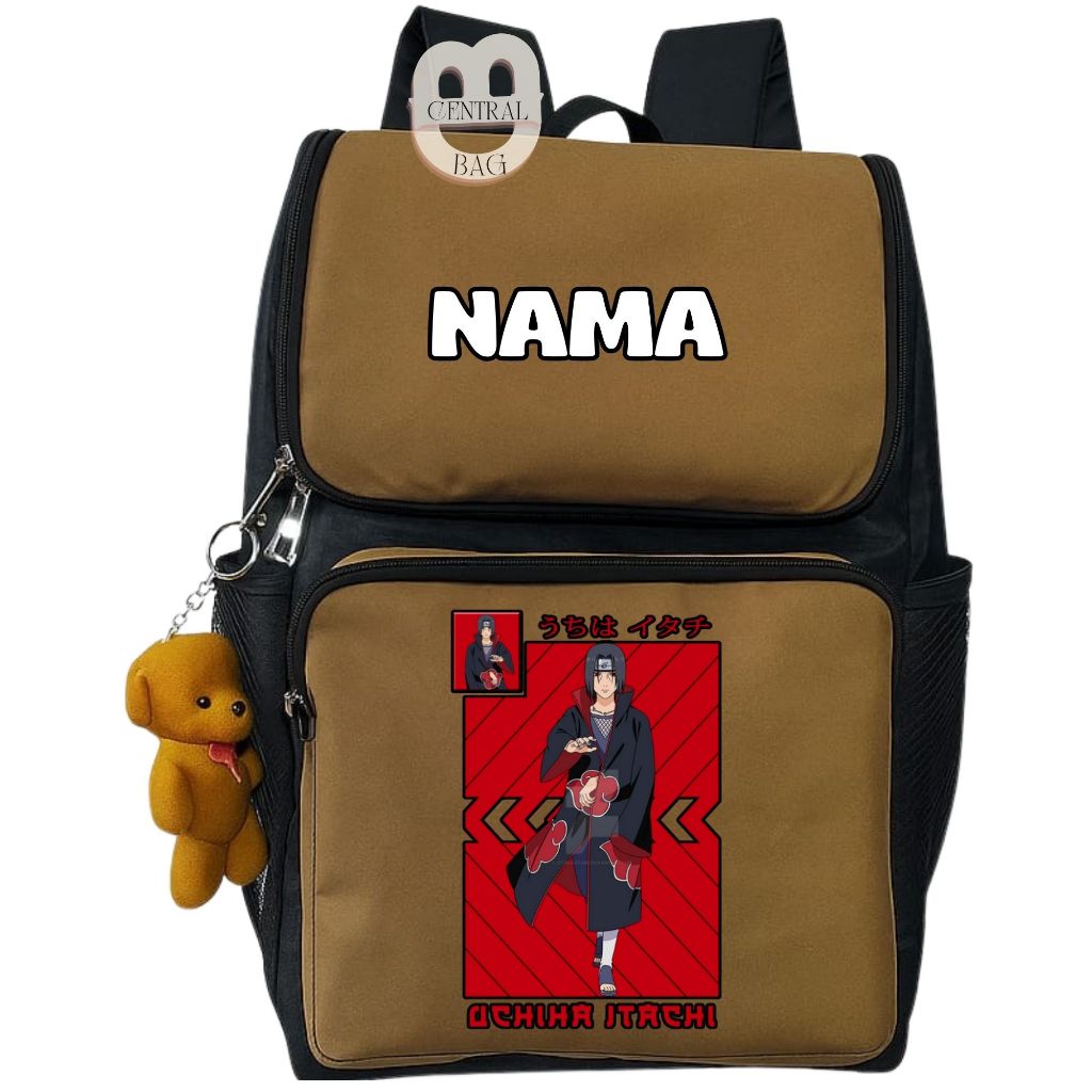 Tas Import Custome Gambar Itachi Uchiha Free Nama Sablon