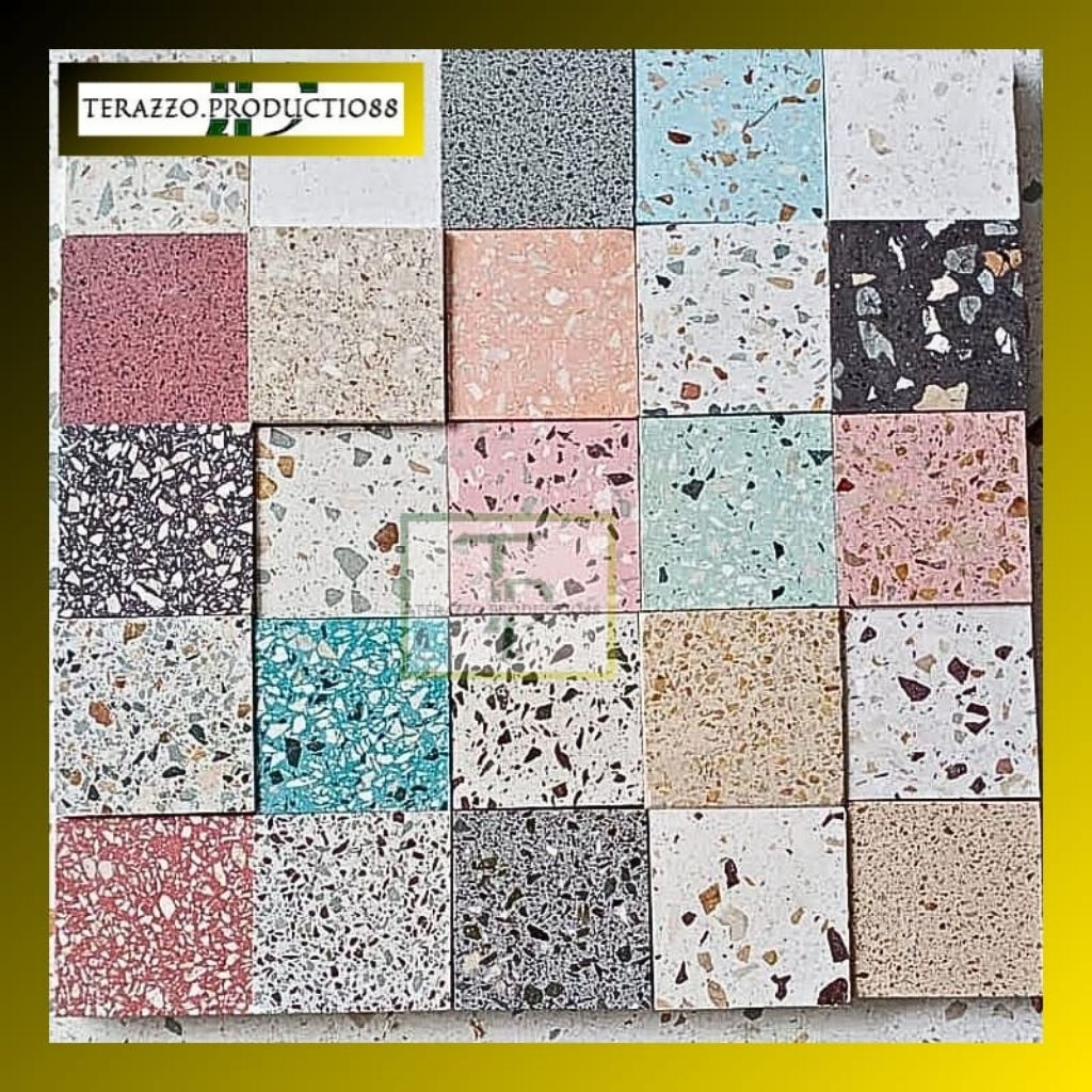 Lantai Teraso / custom lantai cor terazzo